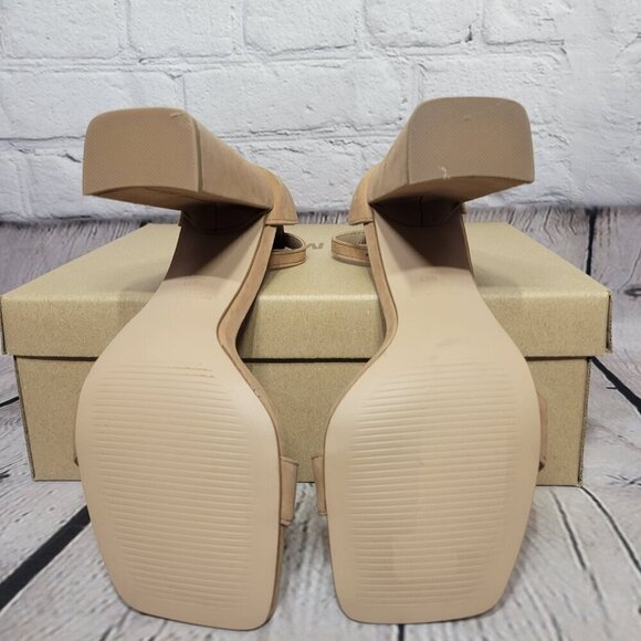 Steve Madden Womens Tiaa Nubuck Ankle Strap Block Heels - Picture 8 of 8